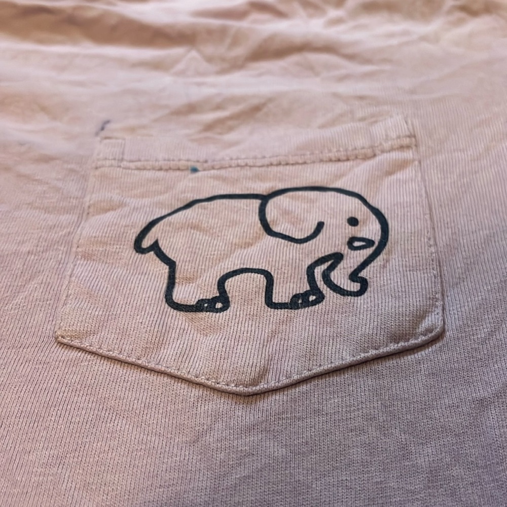 women’s medium ivory ella purple t-shirt